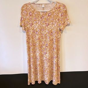 Short sleeve swing dress